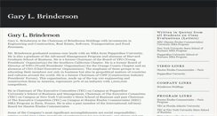 Desktop Screenshot of garybrinderson.com